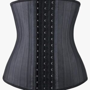 YIANNA Waist Trainer for Women Latex Underbust Waist Cincher Corset Sz: XL